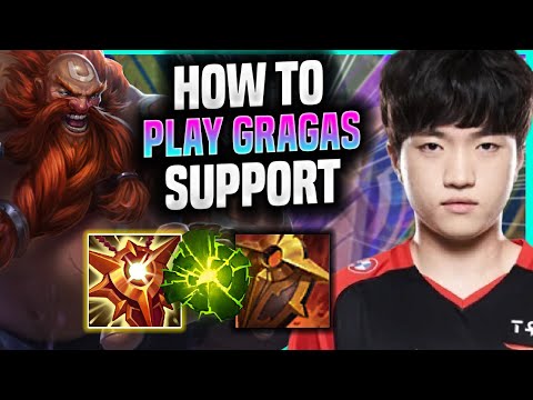 LEARN HOW TO PLAY GRAGAS SUPPORT LIKE A PRO! - T1 Keria Plays Gragas Support vs Nautilus! |