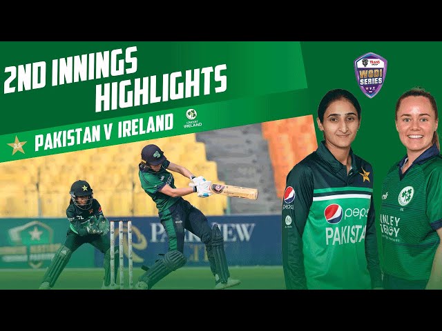 2nd Innings Highlights | Pakistan Women vs Ireland Women | 1st ODI 2022 | MW2T