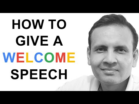 How to Deliver a Perfect Welcome Speech | Public Speaking Simplified | Dr. Vivek Modi