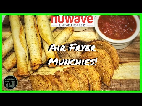 MINI TACOS AND TAQUITOS done in the NuWave BRIO Air...