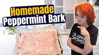 “Easy Peppermint Bark Recipe | Quick Christmas Treat” #christmascandy #easyrecipe #peppermintcandy
