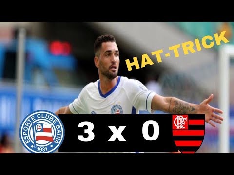 HAT-TRICK DE GILBERTO ! Bahia 3 x 0 Flamengo - Melhores Momentos  - Brasileirão 2019