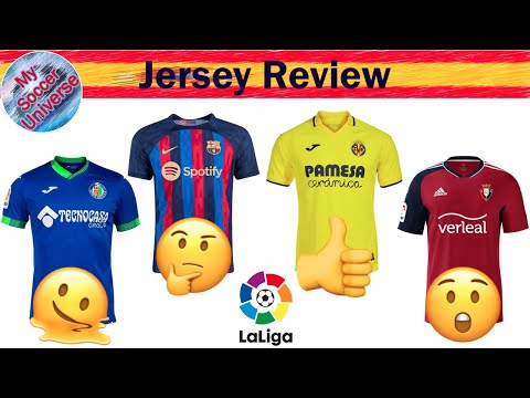 2022-23 La Liga Jersey Review II: Almeria, Barcelona, Getafe, Osasuna, Villarreal