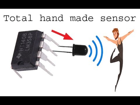 How to make a super simple  Motion detector, diy motion sensor