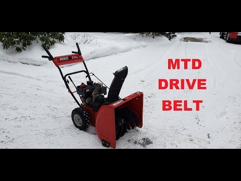 MTD Snow Blower Drive Belt Replacement - Huskee (MTD)