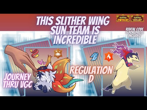 This is BEST SLITHER WING SUN team in Scarlet/Violet (Pokemon Scarlet & Violet: Regulation D, VGC)