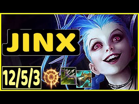 JINX VS ZIGGS - 12/5/3 KDA ADC GAMEPLAY