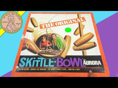 How To Play The 1970 Vintage Game Aurora Skittle-Bowl Vintage Bowling Game