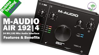 Video thumbnail for Sound Test of the M-AUDIO AIR 192|4 2-In/2-Out 24/192 USB Audio Interface by expert island