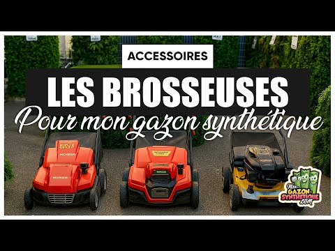 Miniature : comparatif des brosseuses aspirantes pour gazon synthétique — démonstration complète