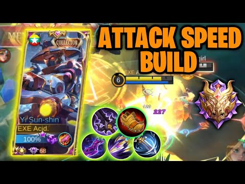 NEW BUILD YI SUN SHIN FULL ATTACK SPEED BUILD! | BUILD TERBARU YI SUN SHIN 2022 | GAMEPLAY YSS MLBB
