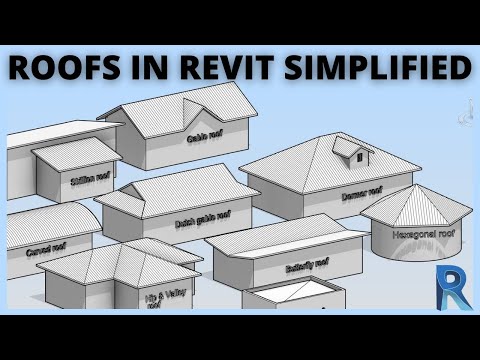 Revit tutorials I Revit Architecture I Roofs in Revit Architecture simplified