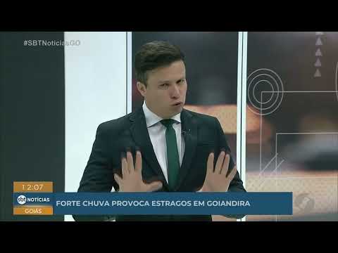 Forte chuva provoca estragos em Goiandira