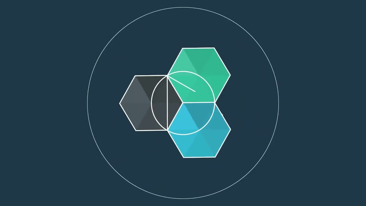 Blue Mix Logo Animation