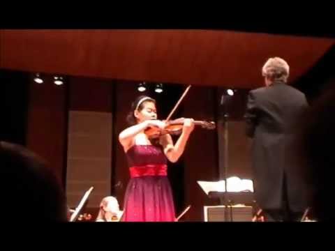 Jackie Tso: 14, plays Mendelssohn violin concerto 2nd and 3rd mvts.