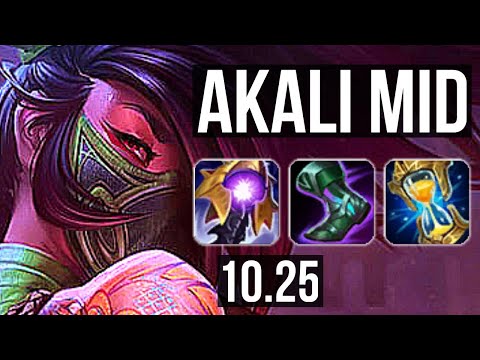 AKALI vs VIKTOR (MID) | 3/0/5, 400+ games | KR Master | v10.25