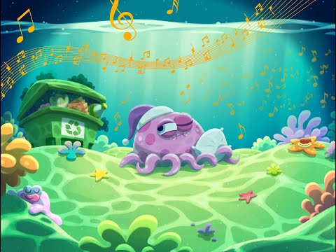 Octo's Oceanic Overture | 3 Hours of Soothing Kids Sleep Music | Moshi Kids