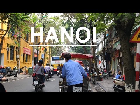 VIETNAM Travel / HANOI City Tour / Rickshaw Ride Video