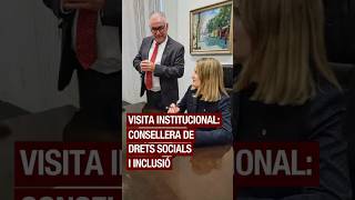 Visita institucional de la consellera de Drets Socials i Inclusió, Mònica Martínez