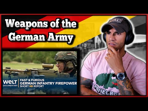 US Marine reacts to the Weapons of the German Army