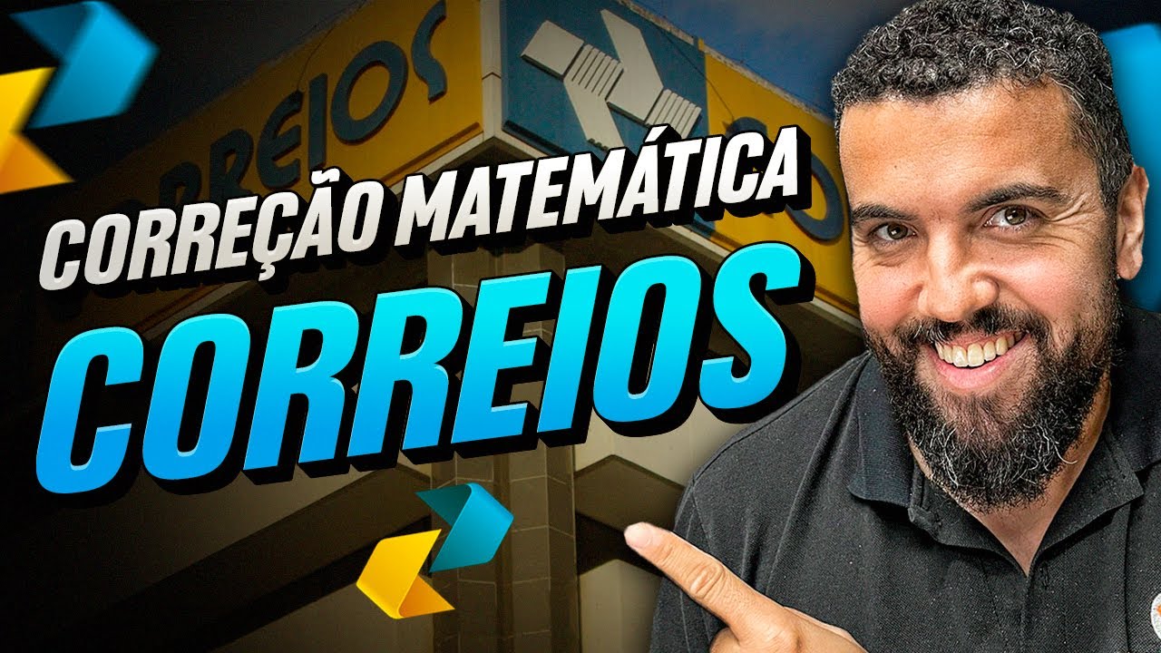 Correção Prova de Matemática Correios 2024. - Prova A