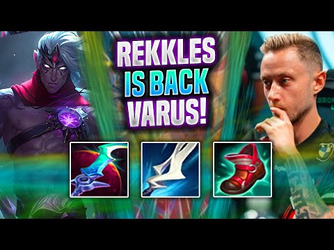 REKKLES BRINGS BACK VARUS WITH LETHALITY! - KC Rekkles Plays Varus ADC vs Xayah! | Preseason 2022