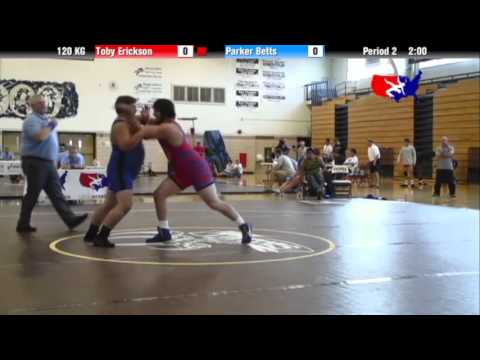 2012 Univ. WTT: 120 KG - Toby Erickson (NYAC) vs. Parker Betts (Minnesota Storm)