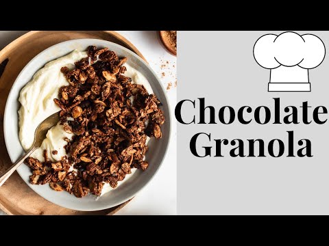 Chocolate Granola Recipe | Vegan | Healthy Breakfast | #FoodRecipes #ChocolateRecipes