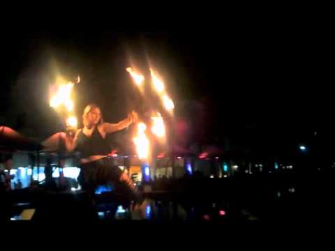 Ruth Bell Fire Fans Jacaranda Ibiza