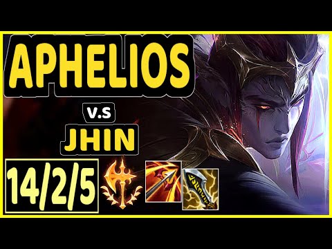 COMP (APHELIOS) vs JHIN - 14/2/5 KDA BOTTOM ADC CHALLENGER GAMEPLAY - EUW