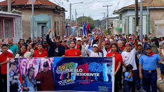 Carazo: multitudinaria caminata para celebrar otro 19 de julio más