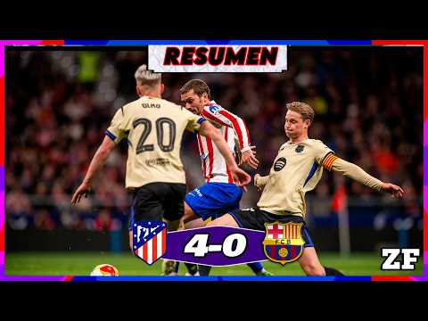 ASI FUE LA GOLEADA DE ATLETICO SOBRE BARCELONA EN COPA DEL REY SEMIFINAL 2026 🏆 ZONA FUT