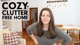WARM MINIMALISM | 7 decor tips for a cozy + clutter free home