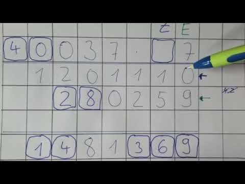 Multiplikation mit mehrstelligen Faktoren - Klecksaufgaben