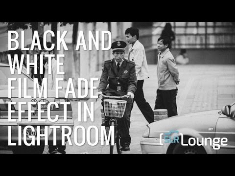 B&W Film Fade Effect in Lightroom - Weekly Ordinary to Extraordinary Lightroom Edit - E24