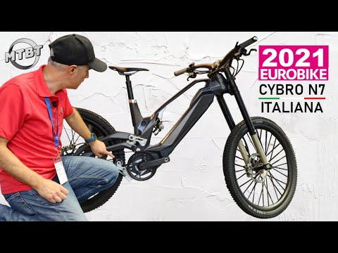 CYBRO N7 MADE IN ITALY A THING NEVER SEEN BEFORE AT EUROBIKE 2021 | MTBT