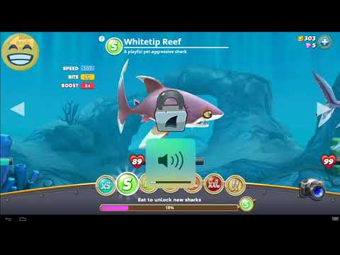 Hungry Shark World Ep.1 (GEM FISH?!?!?)