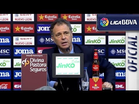 Rueda de Prensa de Joaquín Caparrós tras el Valencia CF (2-0) Levante UD - HD