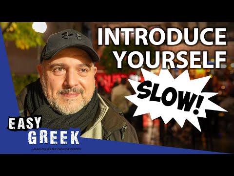 Greek Speakers of All Levels Introduce Themselves (in Slow Greek) | Super Easy Greek 67