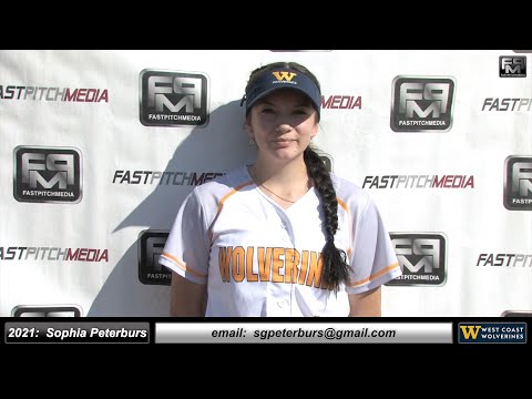 2021 Sophia Peterburs 3.72 GPA - Athletic Slapper and Outfielder Softball Skills Video - Wolverines