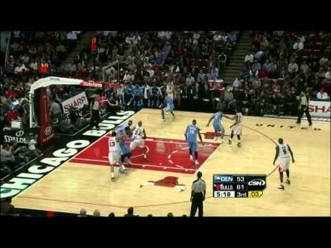 Derrick Rose Highlights vs Nuggets [HD] (11.8.10)