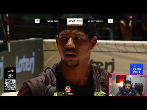SEMI- FINAL ÉPICA - Sandrey e Michel x Indio e Felipe Iceman - Barra da Tijuca - React FTV Ep.