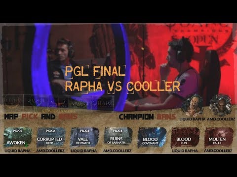 PGL FINAL 2018  -  RAPHA VS COOLLER -  Quake Champions - 50.000 $