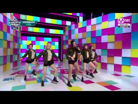 EXID – Ah Yeah @ Mnet M!Countdown 150417 Comeback Stage [720p HD]