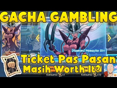 GACHA NYAMUK SSR LIMITED, COMEBACK YANG MASIH WORTH IT? BALCK TICKET - One Punch Man The Strongest
