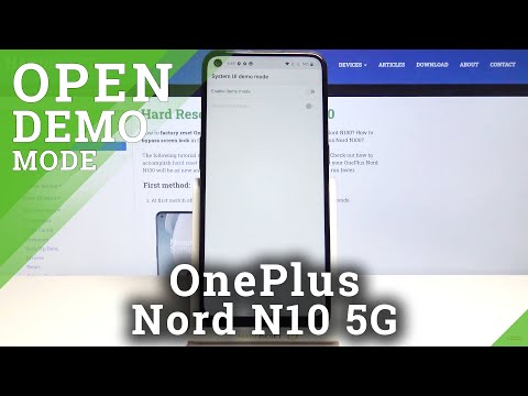 How to Access Demo Mode in OnePlus Nord N100 - Find Demo Mode