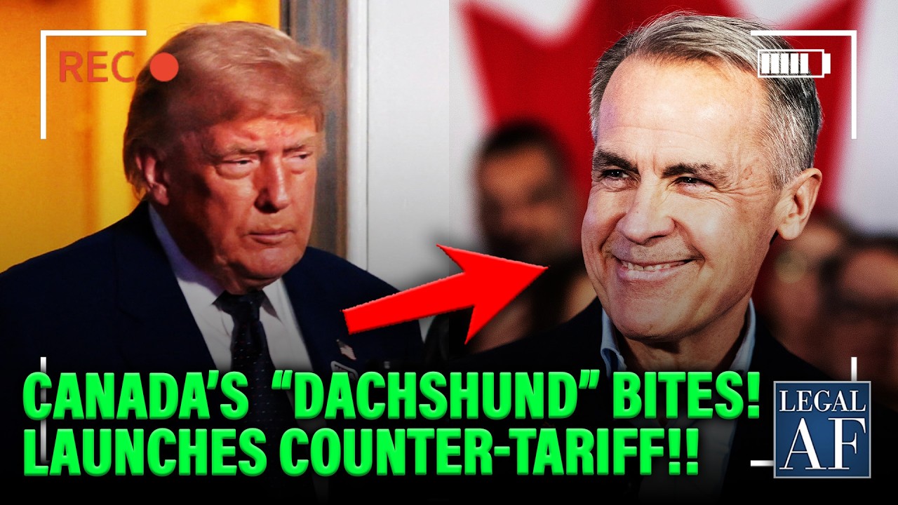 Trump LOSES IT as Canada Pushes Button on Counter-Tariff After Being Called a “Yippy Dog”!