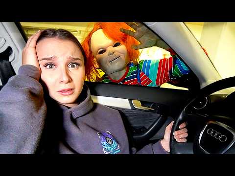 HORROR CHUCKY sucht mich ! 😫🚘 (Er will in mein Auto)