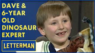 Dave Meets A 6-Year-Old Dinosaur Expert | David Letterman