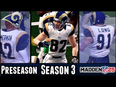 Madden 25 Rams Connected Franchise: Full Preseason Highlights - A New Player Breaks Out (Season 3)